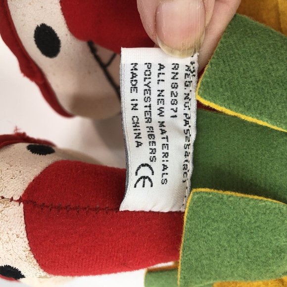 VTG Marvin Martian Plush 14" Looney Tunes Warner Bros 1995 Poseable Stands - Picture 8 of 15